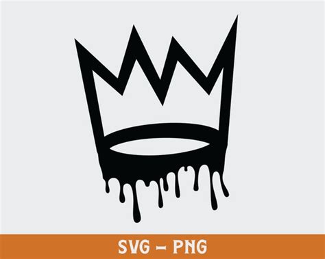 Dripping Crown Svg Digital Download Royal Crown Svg Prince Etsy