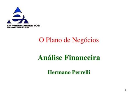 PPT O Plano de Negócios PowerPoint Presentation free download ID