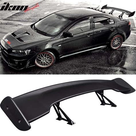 Fit For Universal 57 Inch ABS Black GT Wing Span JDM Trunk Spoiler Wing