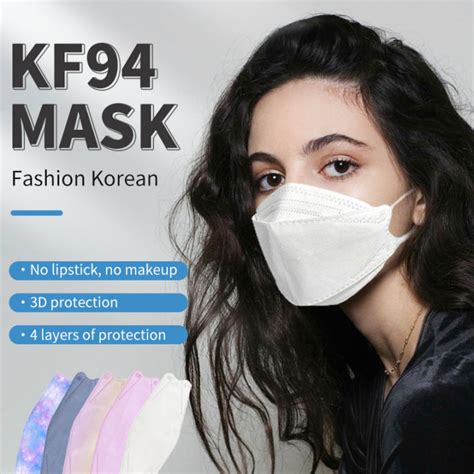 Funlala 50pcs Kf94 Reusable Original Washable Kf94 Facemask Kf94 For Women Men Adult Face Masks