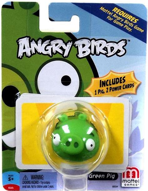 Angry Birds Mattel Angry Birds Game Green Pig Mini Figure Mattel Toys
