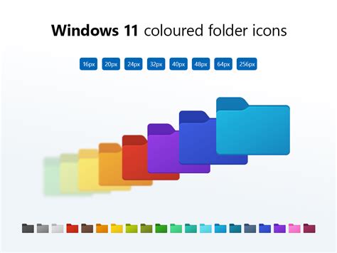 Windows 11 Coloured Folder Icons By Abs96 On Deviantart