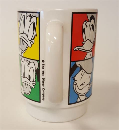 The Walt Disney Company Donald Duck Cartoon Character Coffee Mug B76 Ebay