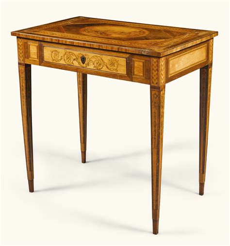 146 An Italian Neoclassical Rosewood Satinwood And Fruitwood