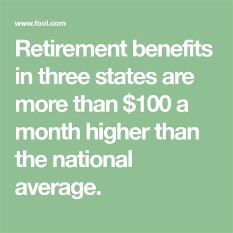 10 States With The Highest Average Social Security Retirement Benefit