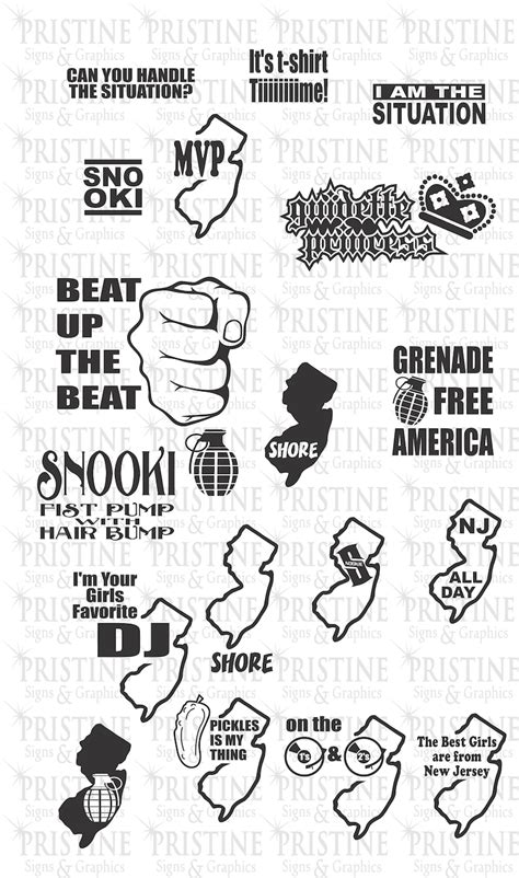 Jersey Shore Svg Files 80 Designs Etsy