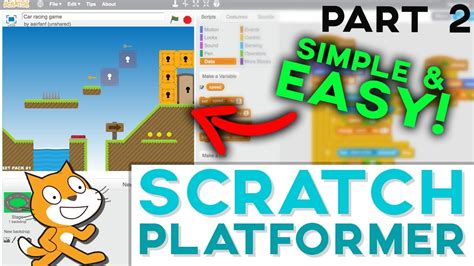 Scratch Tutorial Platformer Game Part 2 2018 Youtube
