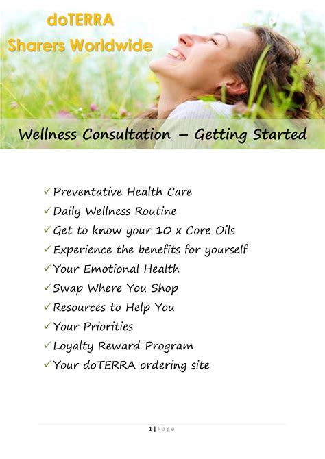 Wellness Consultation Getting Started Newdocx Docdroid