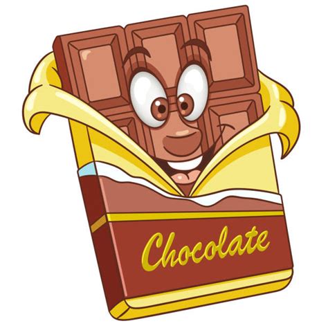 Royalty Free Chocolate Wrapper Open Clip Art Vector Images