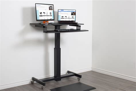 With the same height range as renew, enjoy effortless movement during your workday—or during your play with a new gaming version, designed specifically for gamers' needs. Rocelco MSD-40 Mobile Sit to Stand Desk - Rocelco