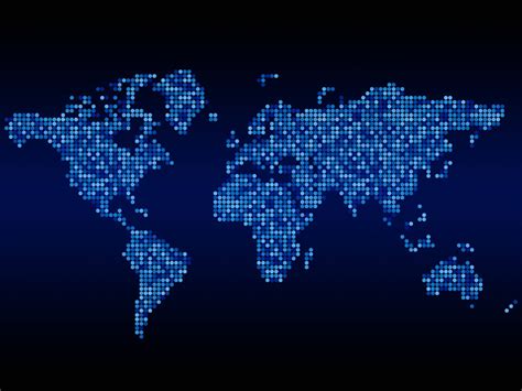 Digital World Map Wallpaper Hd 2400x1800 Wallpaper