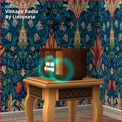 Mod The Sims Vintage Radio