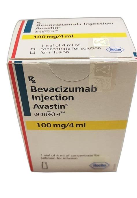 Roche Products Bevacizumab Avastin 100 Mg Injection Storage 2 To 8