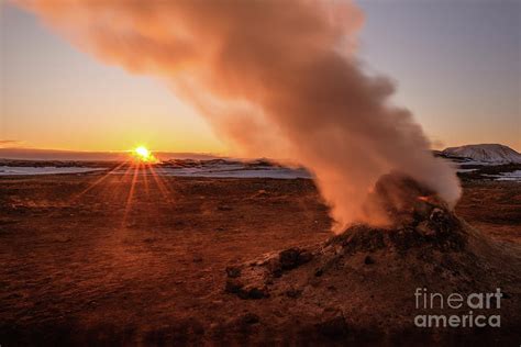 Sunrise Hverir Iceland Photograph By Dan Murray
