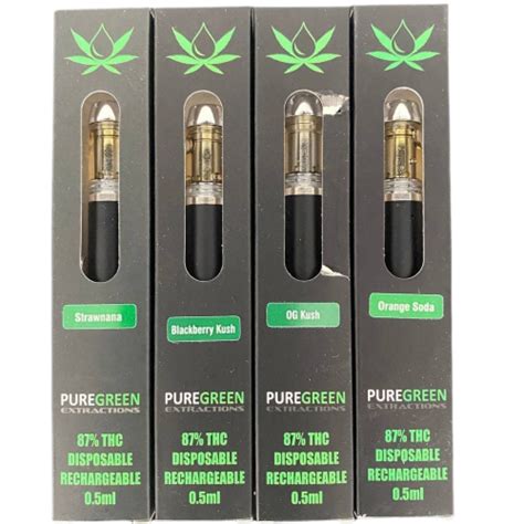 🚛hydro Green🚛 Puregreen 500mg Vape Pen Super Sale 25 Leafythings