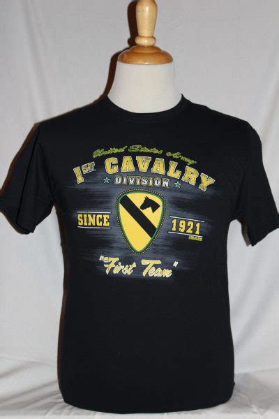 1st Cavalry Division T Shirt The Soldier And War Shop