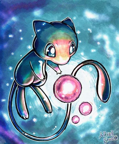 Shiny Mew By Sunlastudio On Deviantart Mew Y Mewtwo Mew Pokemon