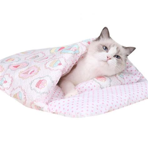 Japanese Style Pet Cat Sleeping Bedcat Cave Bed For Indoor Cats