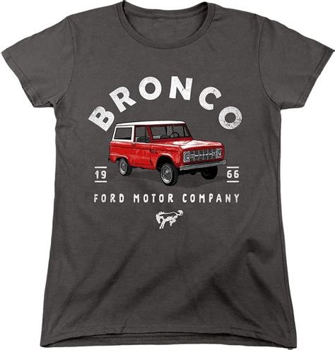 Ford Bronco Bronco Illustrated Womens T Shirt Clothing