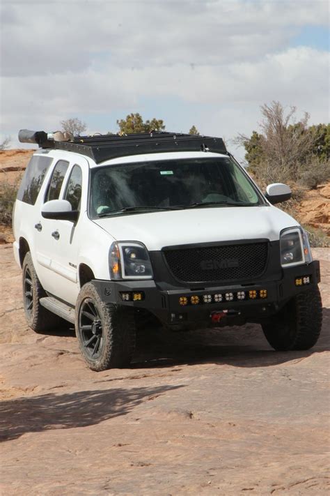 Overland Suburban Yukon Xl Roof Rack And Winch Bumper 2007 2014 In