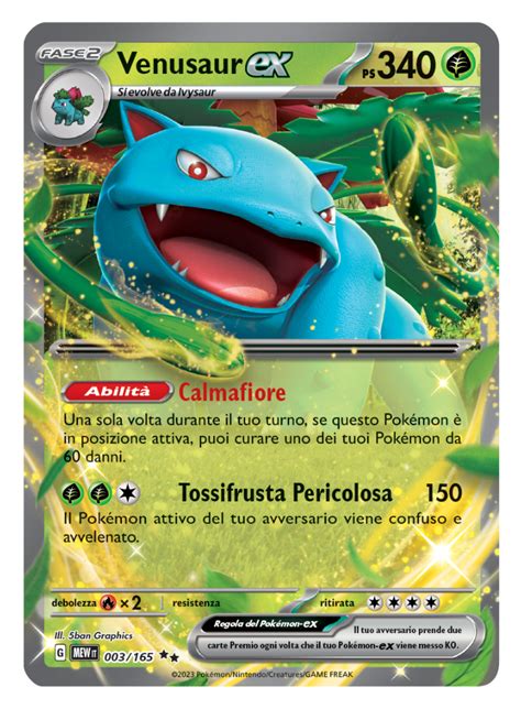 Pokémon 151 ecco la nuova espansione del GCC con Charizard Venosaur e