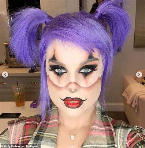 Kelly Osbourne Puts On A VERY Busty Display As A Sexy Clown At Paris