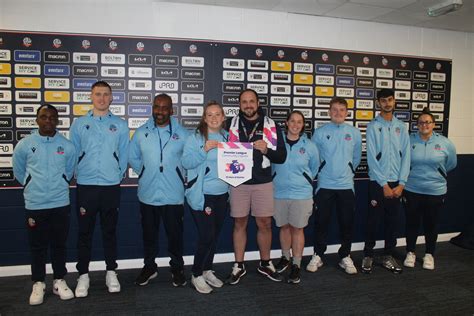 Bolton Wanderers In The Community Name Community Captain To Help Mark