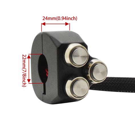 78 Cnc Switch Control Motorcycle Handlebar Latch Momentary Button