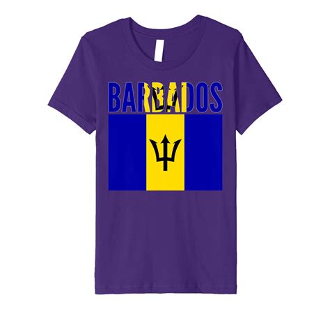Barbadian T Barbados Country Flag Premium T Shirt
