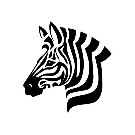Silhouette Of A Zebra Head Illustrations Royalty Free Vector Graphics