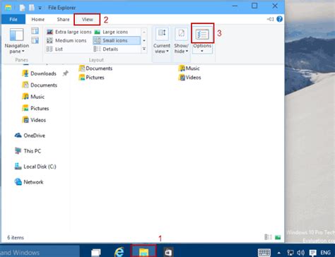 File Explorer Options Windows 10 где находится