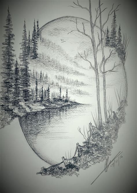 Pencil Drawing Ideas Nature