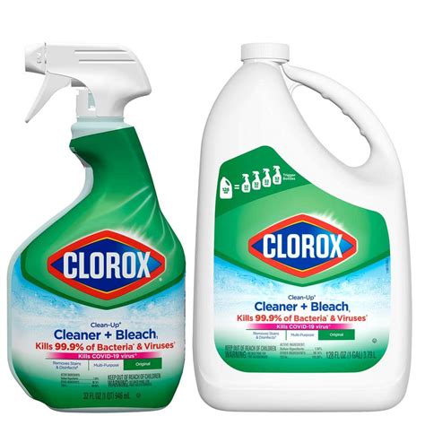 Clorox Clean Up Oz Original Scent All Purpose Cleaner With Bleach Spray Bottle And Oz