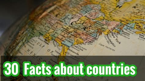 30 Facts About Countries Youtube