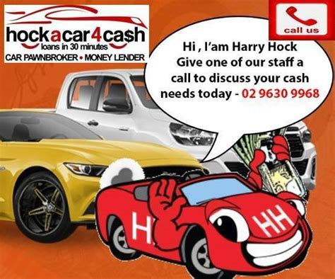 Hock A Car 4 Cash Car Pawn Shop Moneylender Tax Insurance And Financial Gumtree Australia