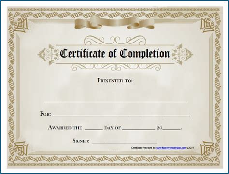 Free Editable Printable Certificate Of Completion Regarding Certifica