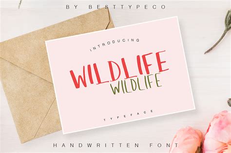 Calligraphy Font Wildlife Best Fonts Free Commercial Use