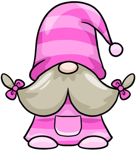 Cute Cartoon Gnome Colorful Character Png