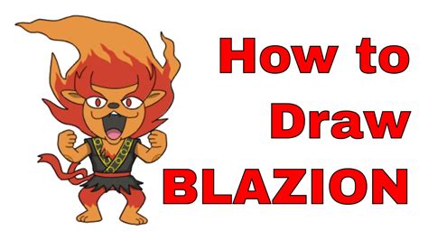 \r\rdraw the fun and easy way. How to draw yo-kai watch BLAZON - YouTube