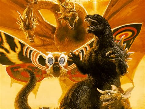 Godzilla Vs King Ghidorah Wallpaper And Background 1768x1328 Id584972