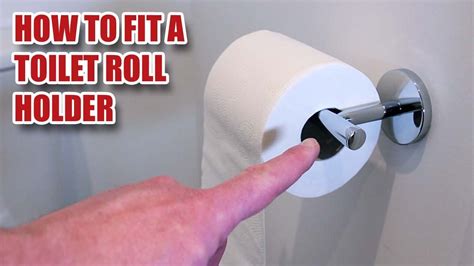 How To Fix And Fit A Toilet Roll Holder To A Drywall Plasterboard
