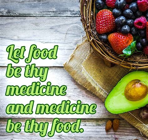Let Food Be Thy Medicine And Medicine Be Thy Food Hippocrates