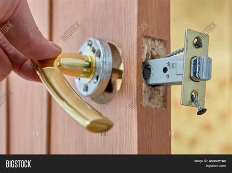 Door Handle Latch Time Image And Photo Free Trial Bigstock