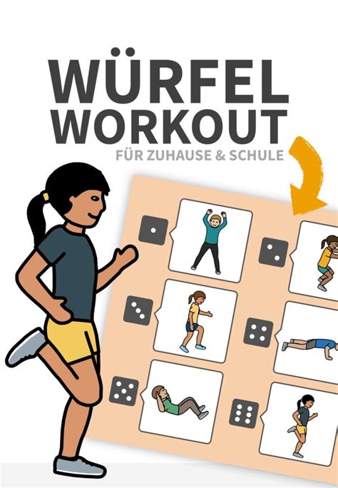 Bei uns kannst du zu hause nur mit körpergewicht trainieren (keine geräte!). Würfel-Workout für Zuhause & für den Unterricht - vlamingo ...