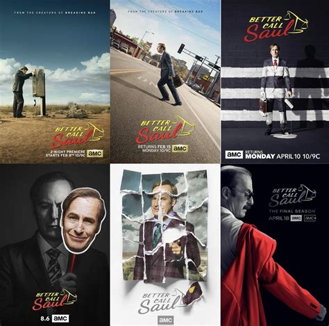 better call saul but out of context on twitter all 6 of the main better call saul posters 🥰
