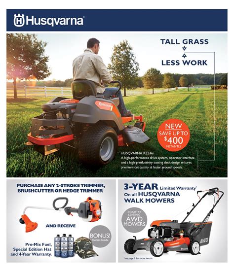 Husqvarna Canada 2015 Spring Flyer Eng By Husqvarna Ab Issuu