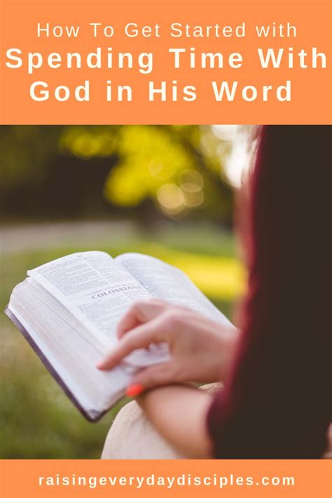 Spending Time With God In His Word How To Get Started Bible Reading