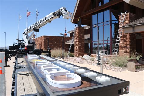 New Sign To Welcome Visitors Installed At Cedar City Regional Airports