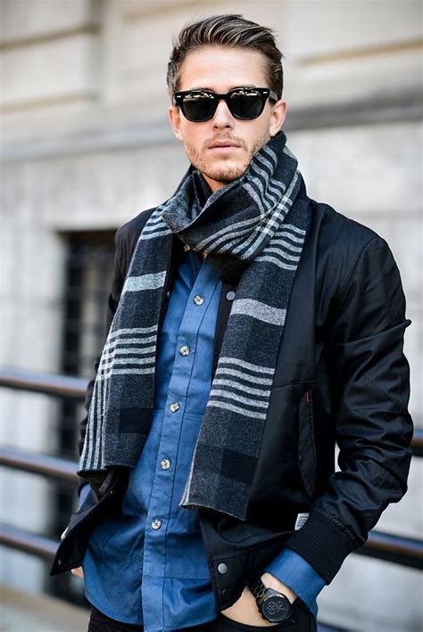 Some might see it is as overkill, while others will see it as a rakish accessory for the most stylish of men. Stylish Ways to Wear a Scarf for Men - Dudepins Blog