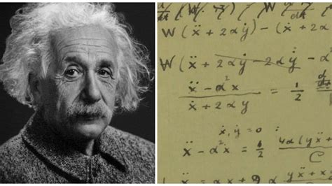 Einstein Manuscript Einsteins Hand Written Paper With ‘theory Of